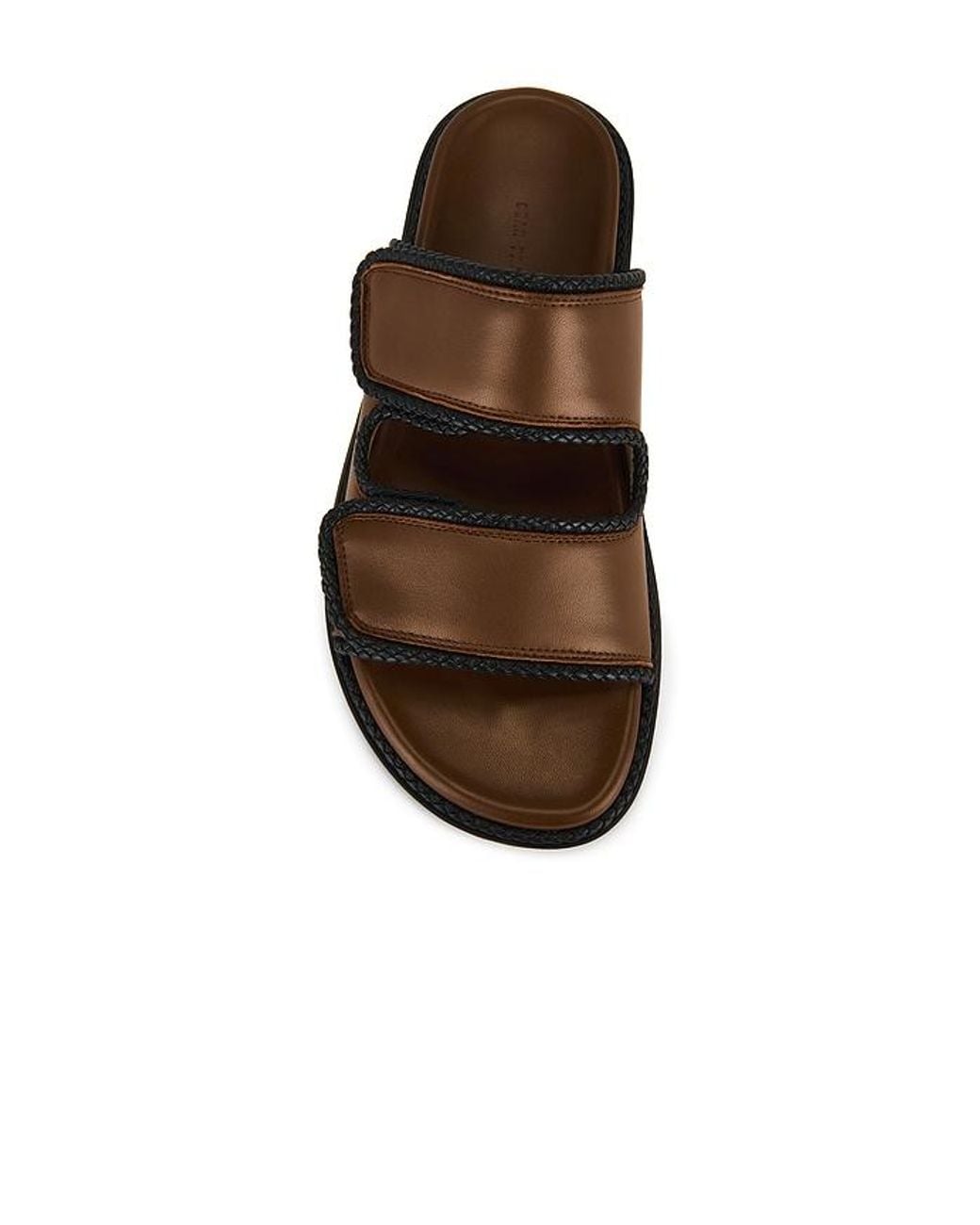 Dear Frances Brown Braided Slide