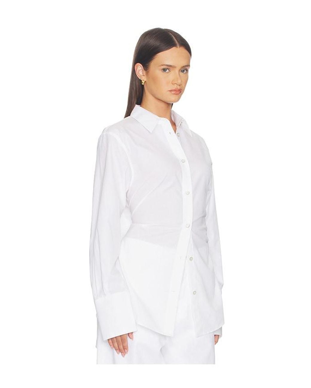 Helmut Lang White Knot Shirt