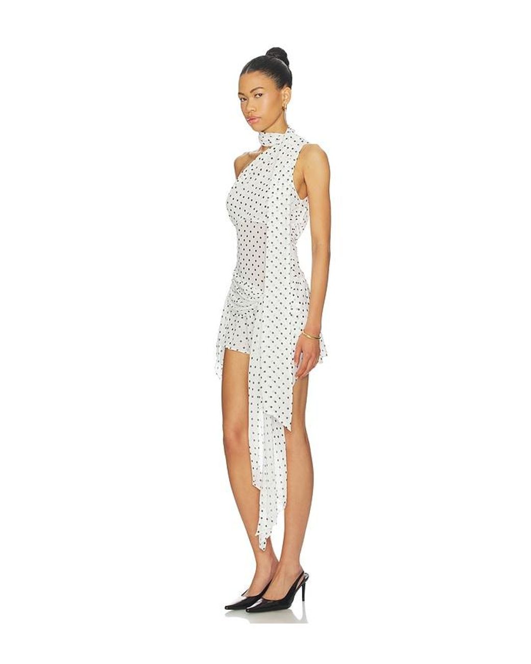 GUIZIO White Cyrielle Dress