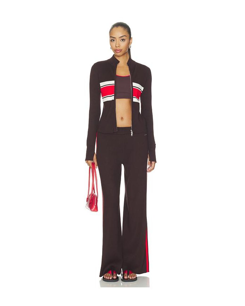 P.E Nation Red Solar Knit Pant