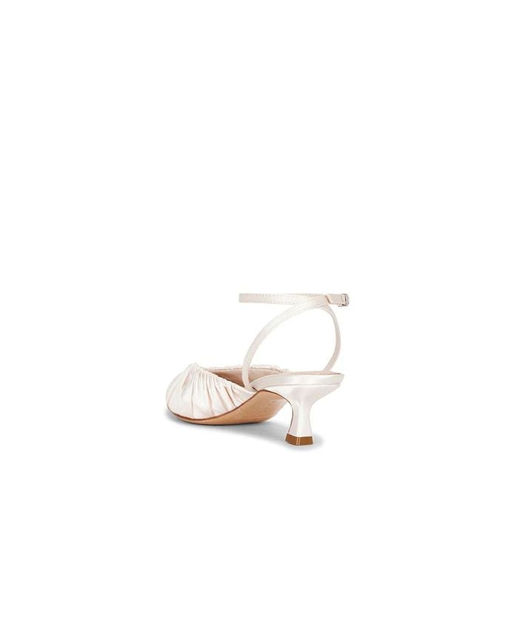 Loeffler Randall White Rio Kitten Heel