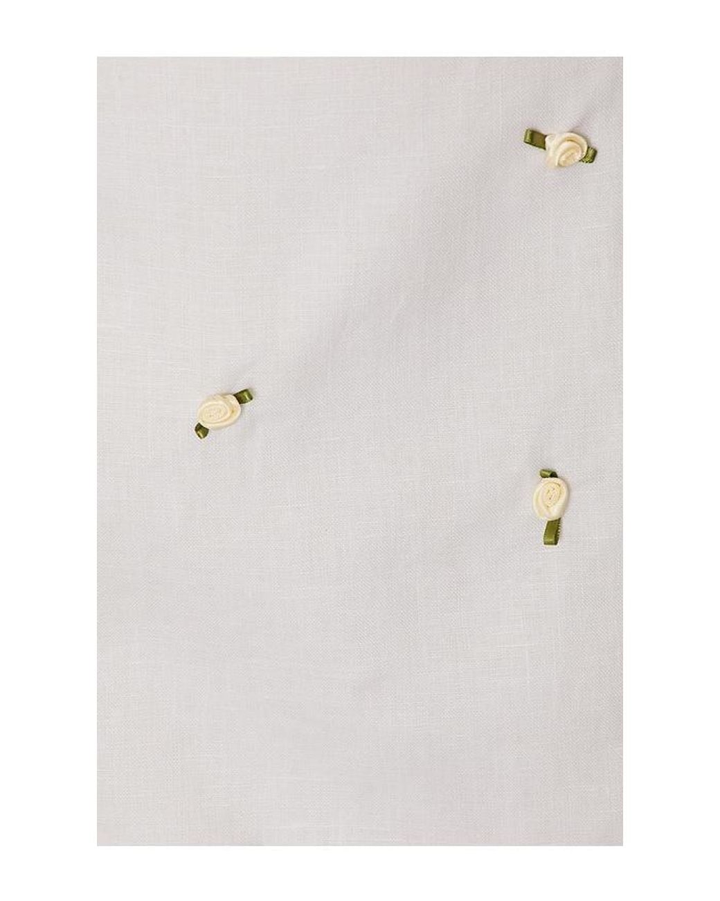 Milkwhite White X Revolve Mini Dress With Flowers