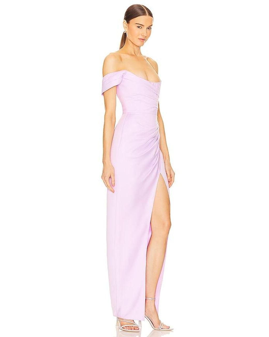 SAU LEE White Brandi Gown