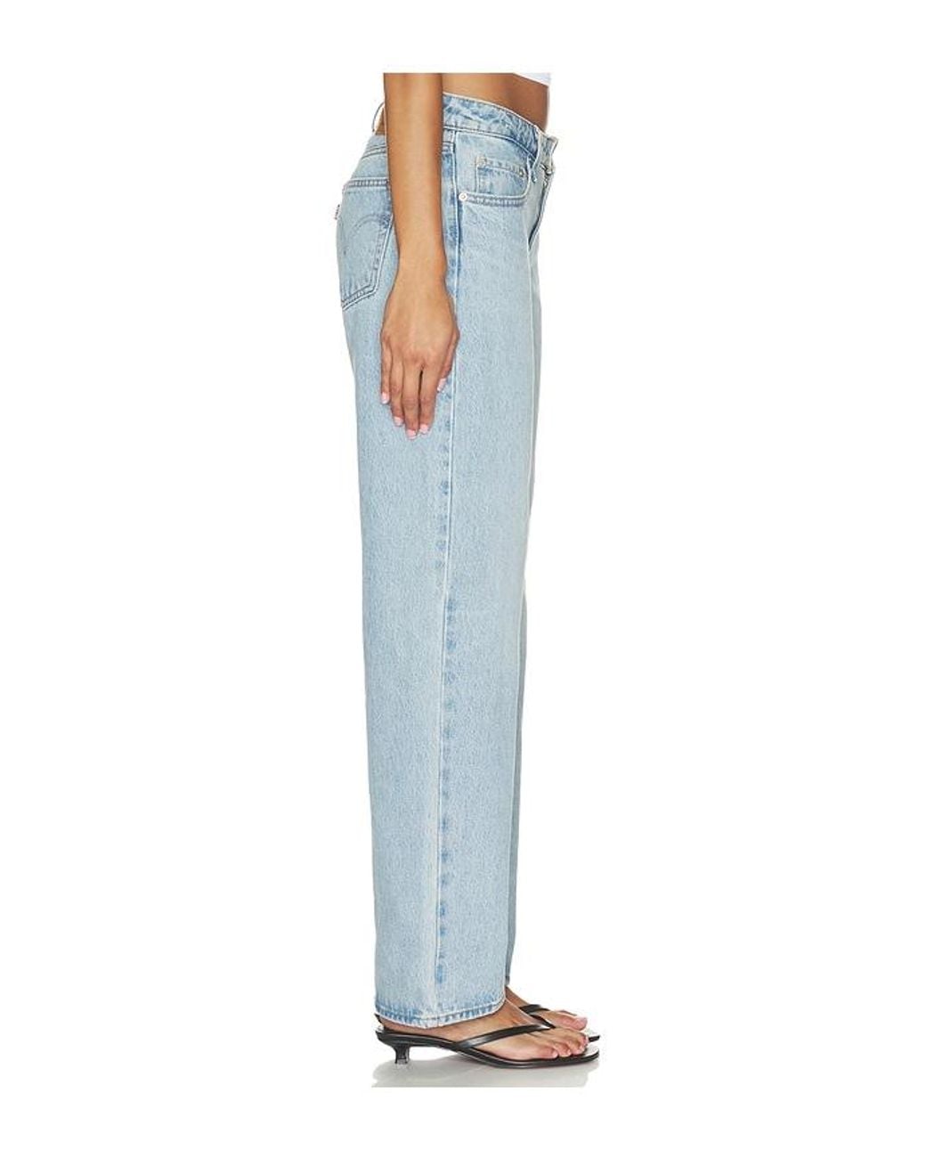 Levi's Blue Low Straight Jeans