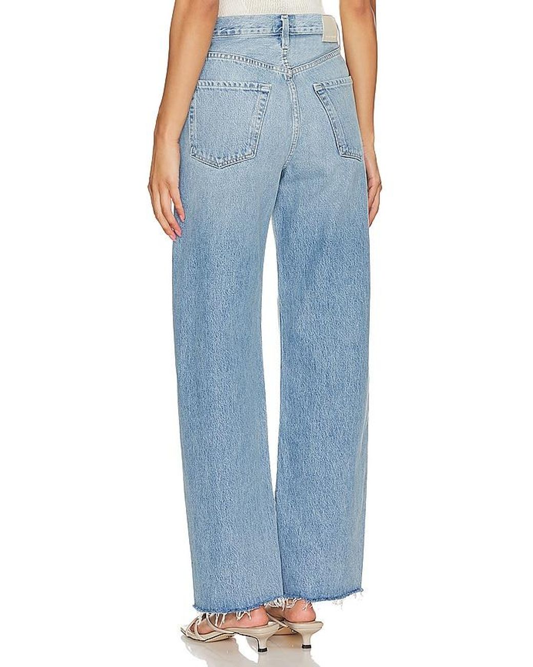 Citizens of Humanity Blue Ayla Split Hem