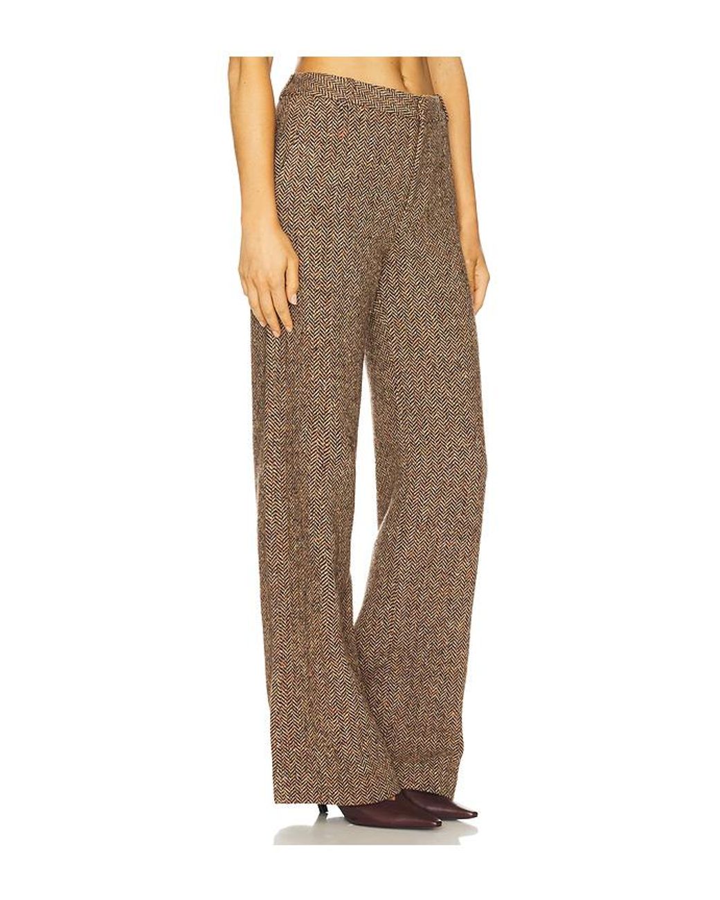 L'Agence Natural Livvy Straight Leg Trouser