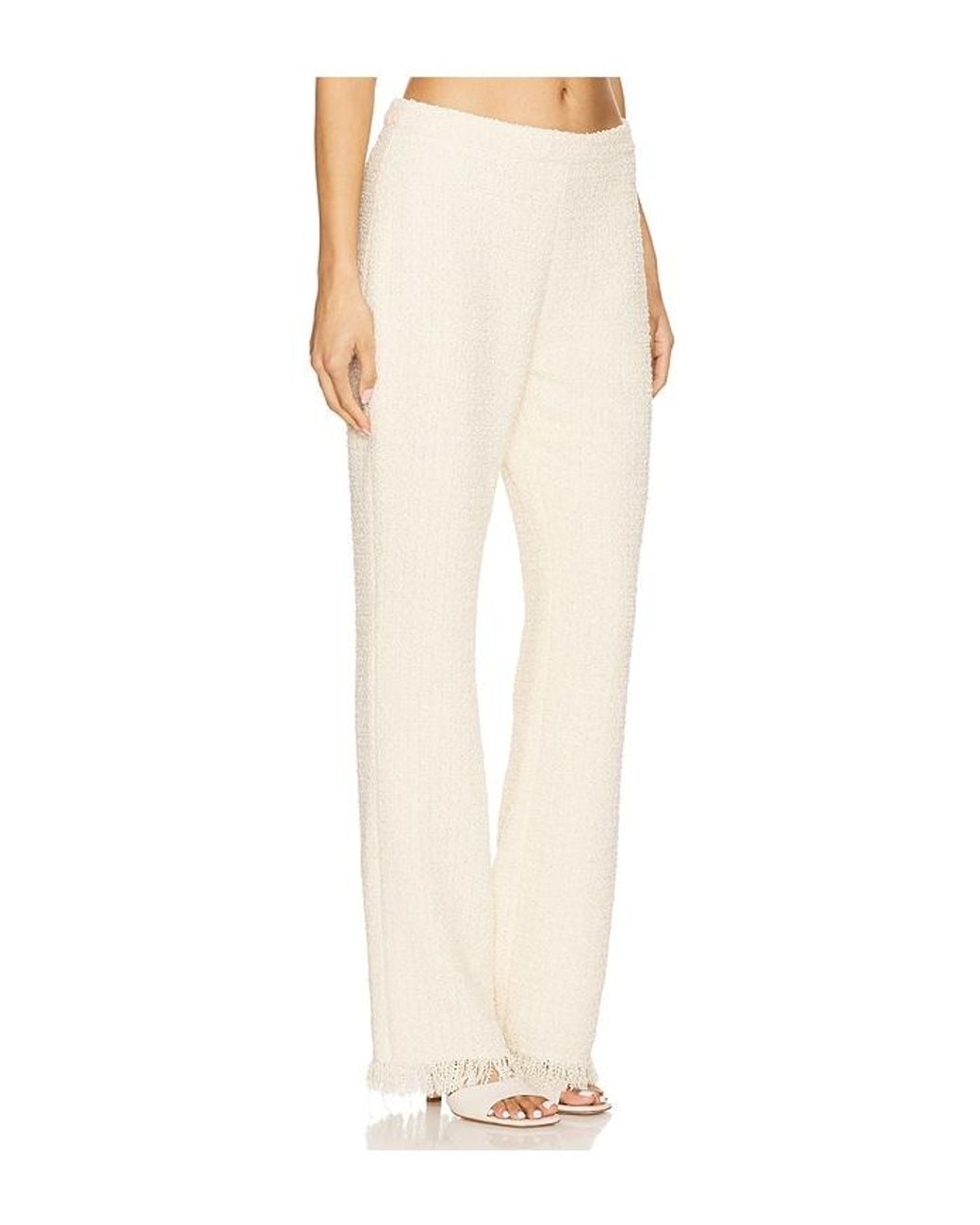 SER.O.YA White Shar Boucle Pant