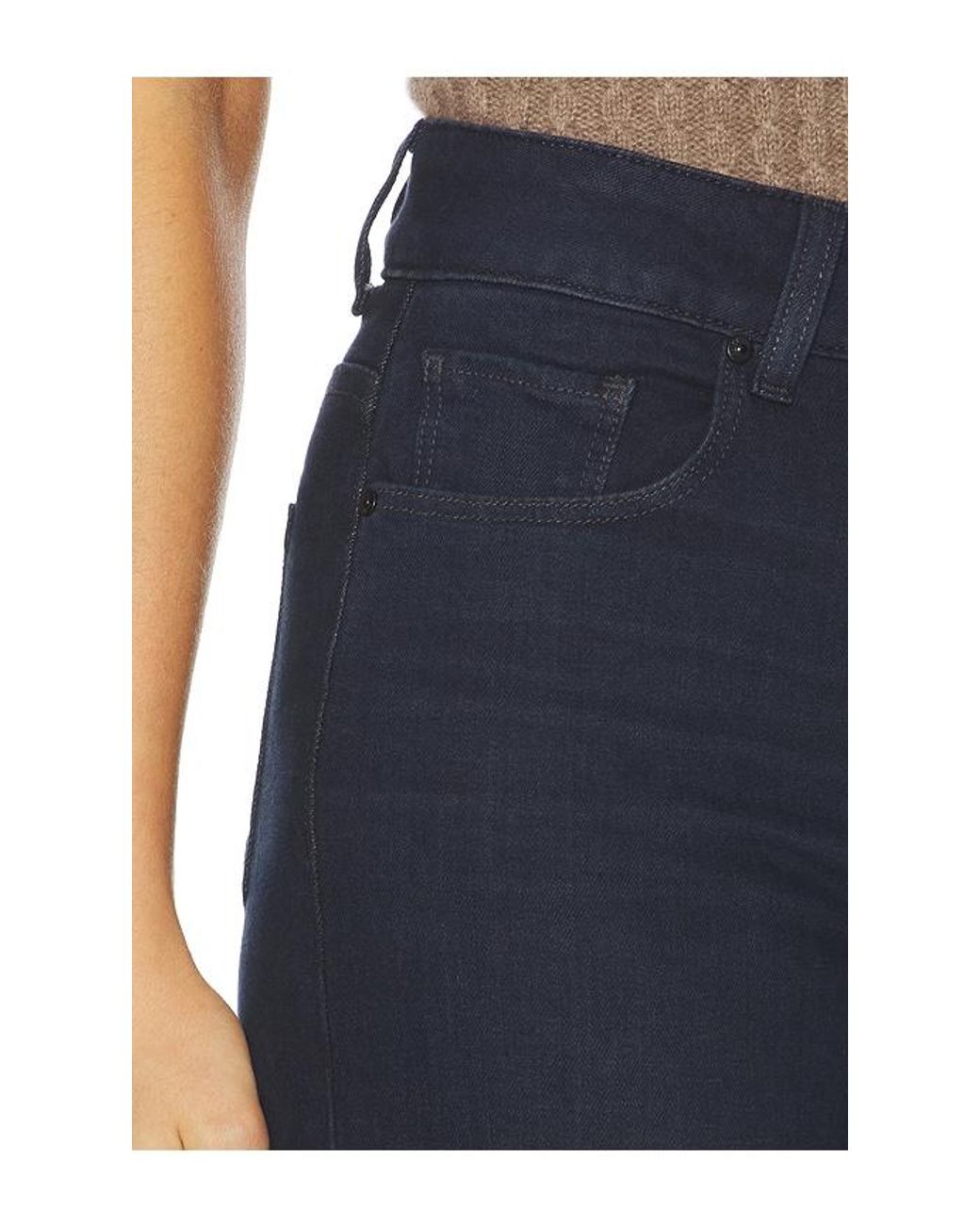 PAIGE Blue Sasha Wide Leg Jeans