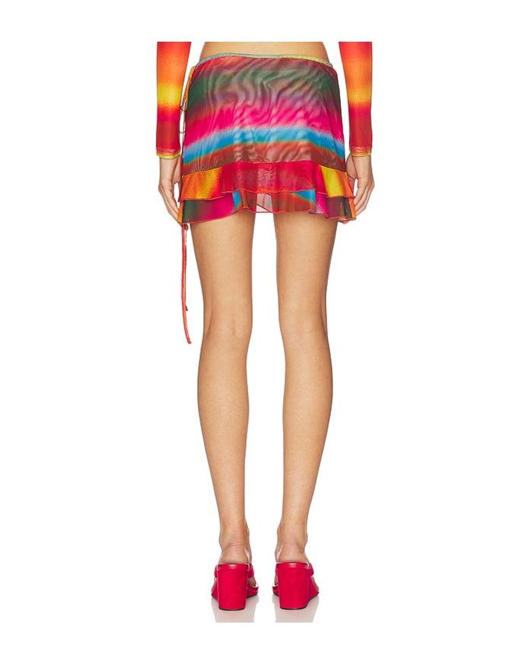 I.AM.GIA Red Mariska Mini Skirt