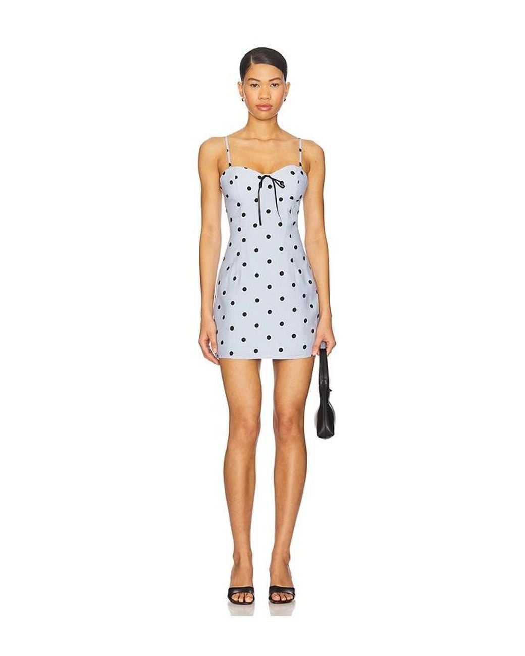 MORE TO COME Blue Cassidy Mini Dress