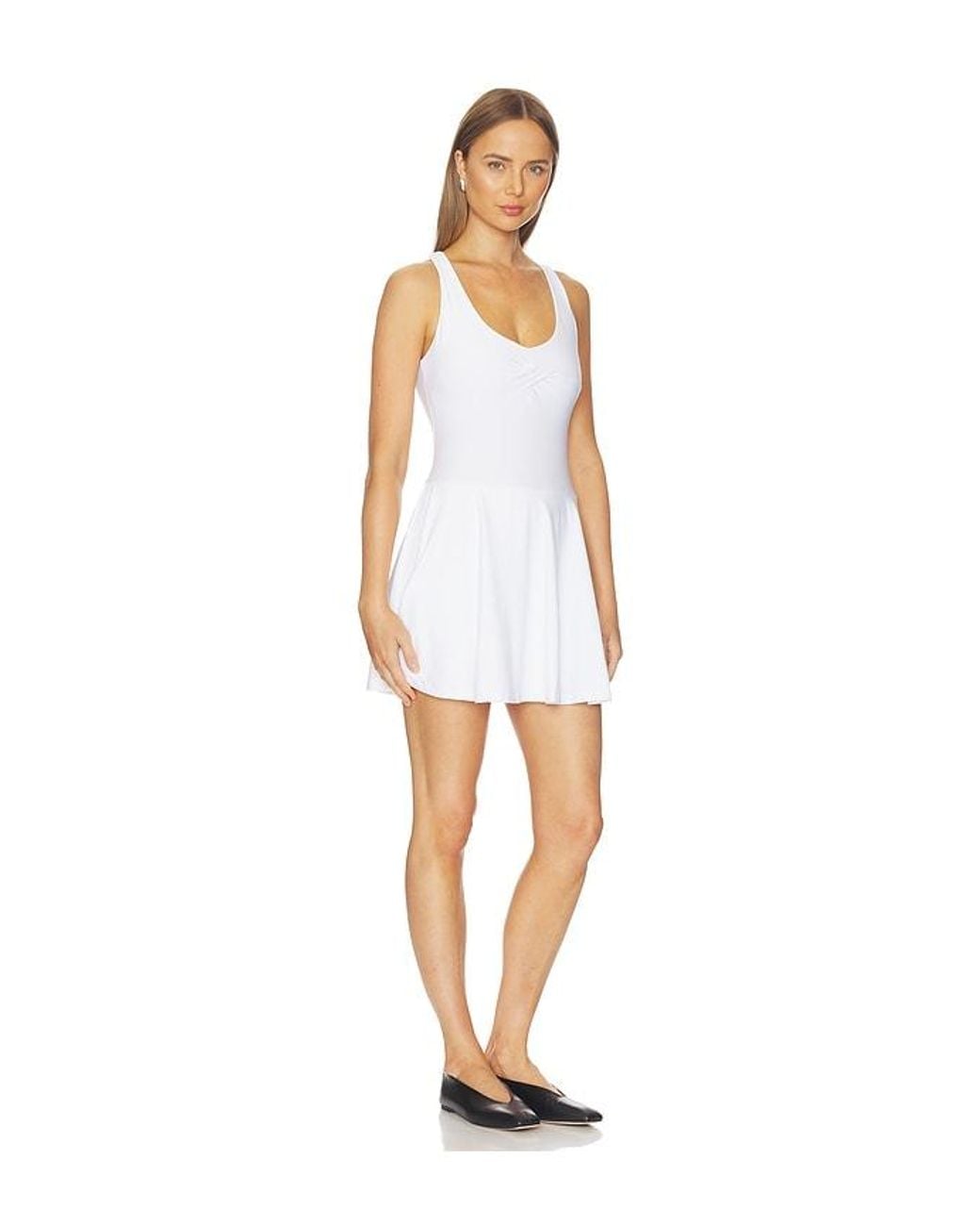 Beyond Yoga White Twist Dress