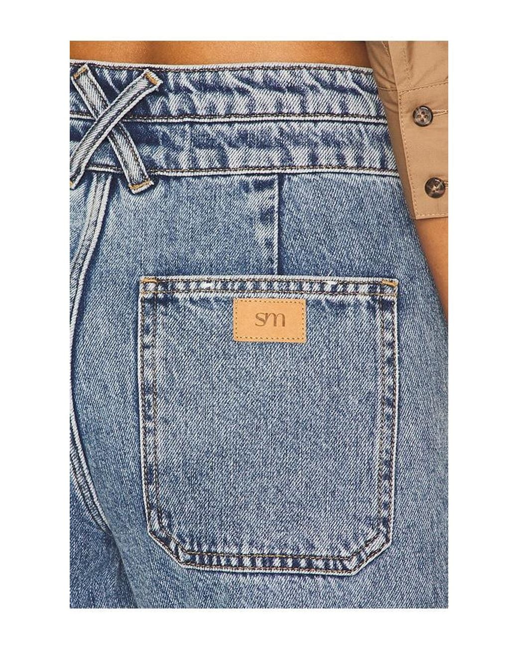 seventy + mochi Blue Leo Straight Jeans
