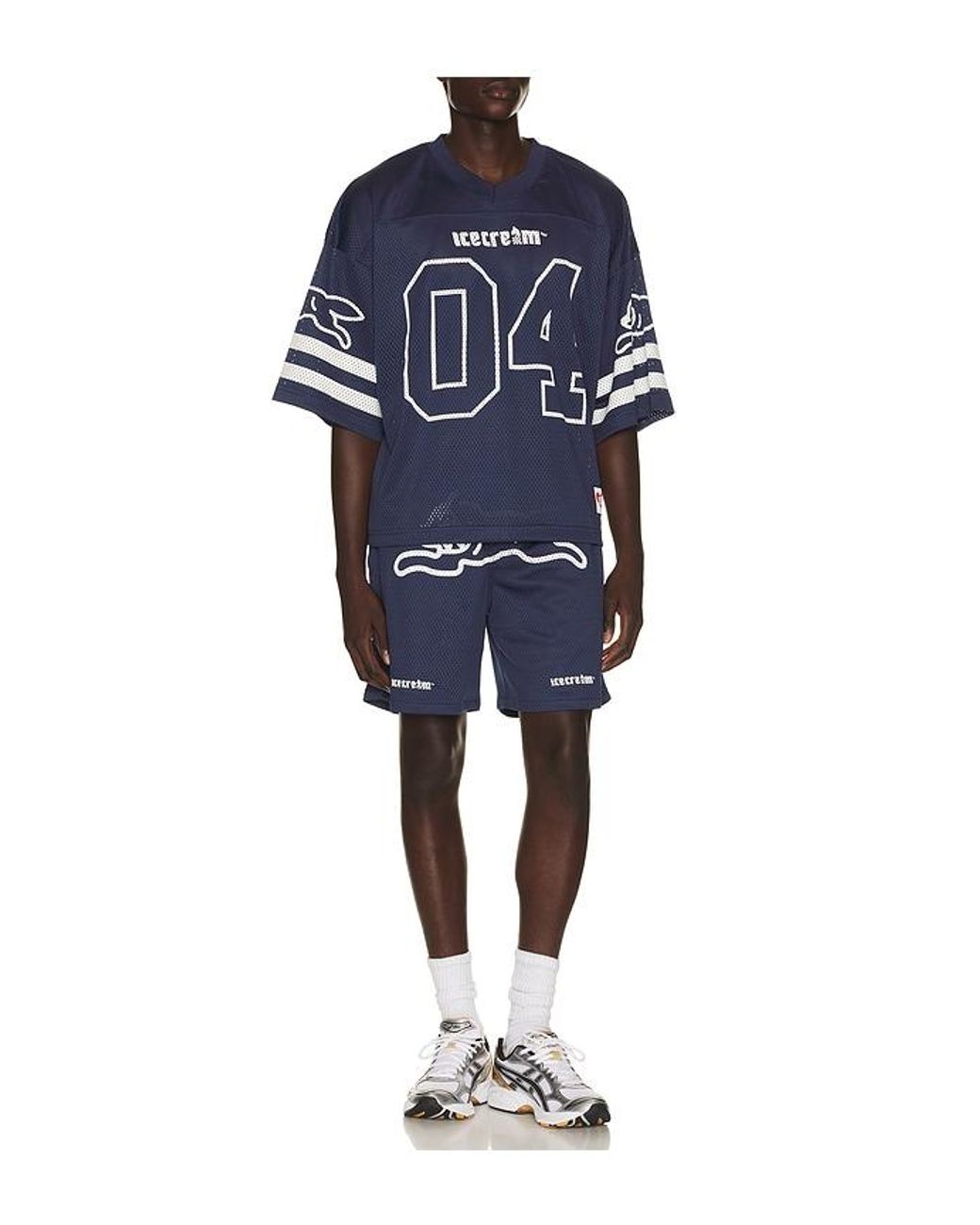 ICECREAM Blue Slurpee Mesh Shorts for men