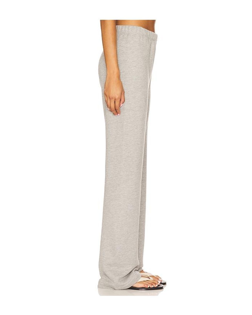 ÉTERNE White Straight Leg Sweatpant