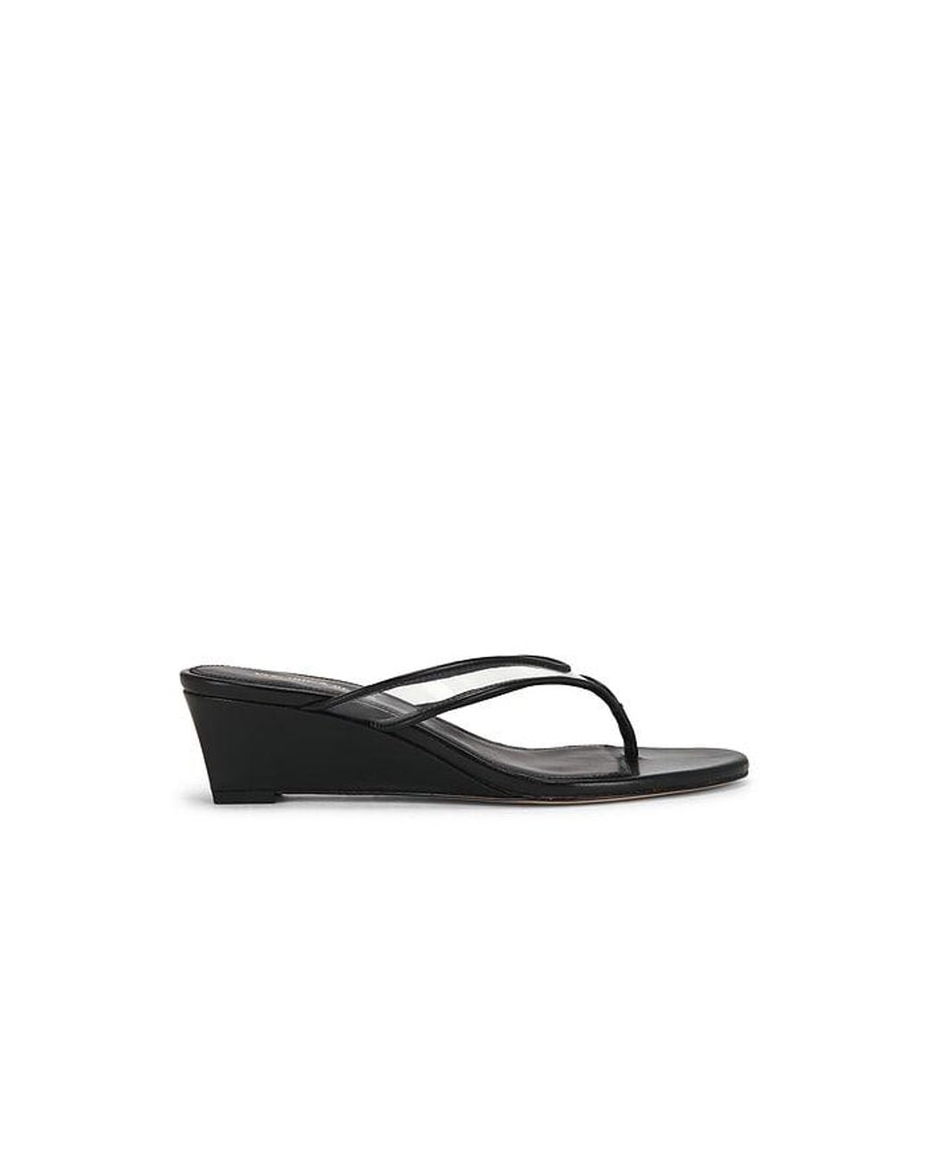 Veronica Beard Black Clea Wedge Sandal