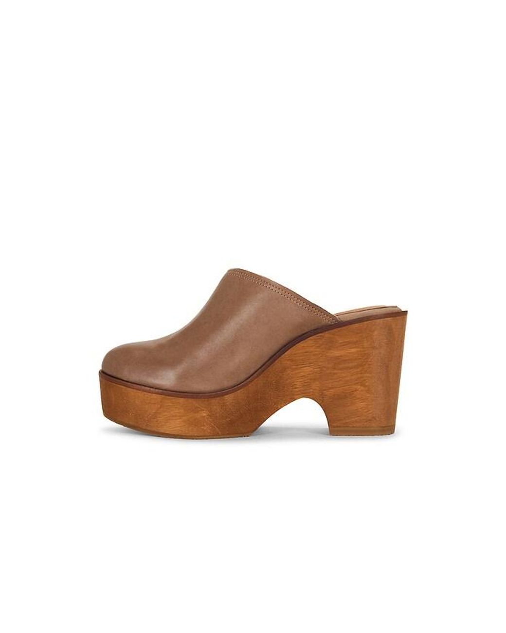 Free People Brown Hudson Wedge Clog
