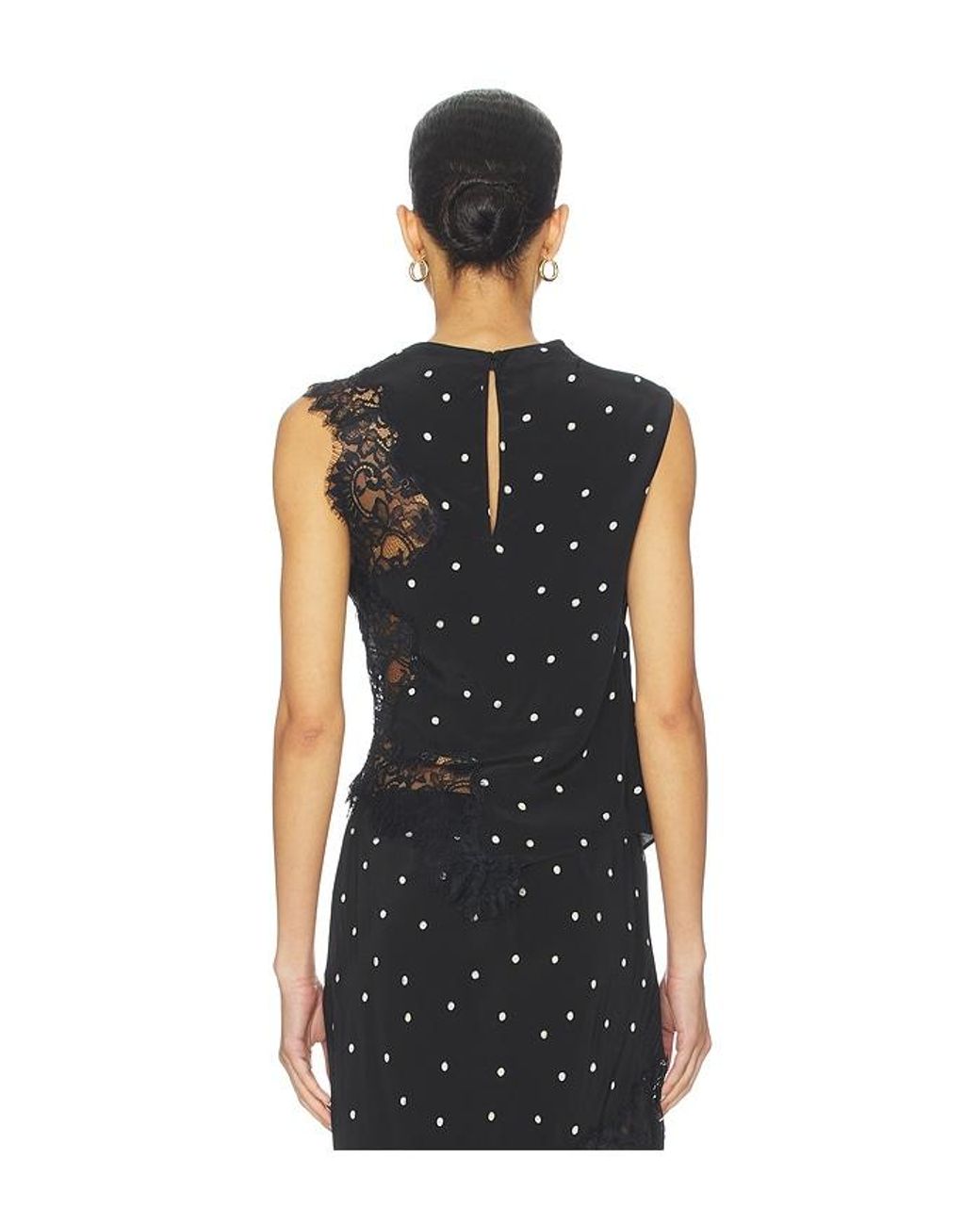 A.L.C. Black Gracie Top