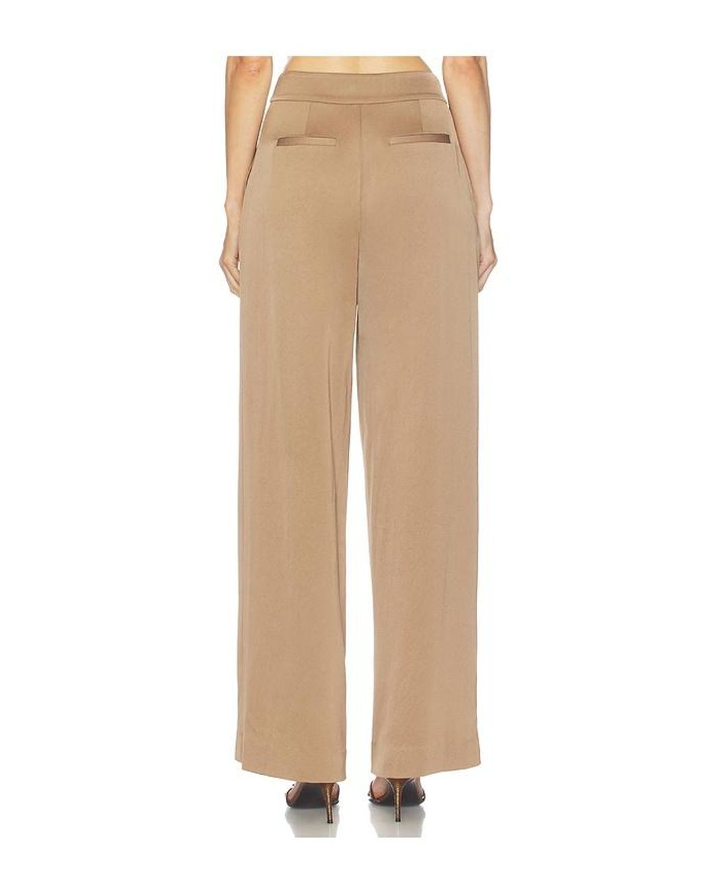 Jonathan Simkhai Natural Kyra Classic Wovens Wide Leg Pant