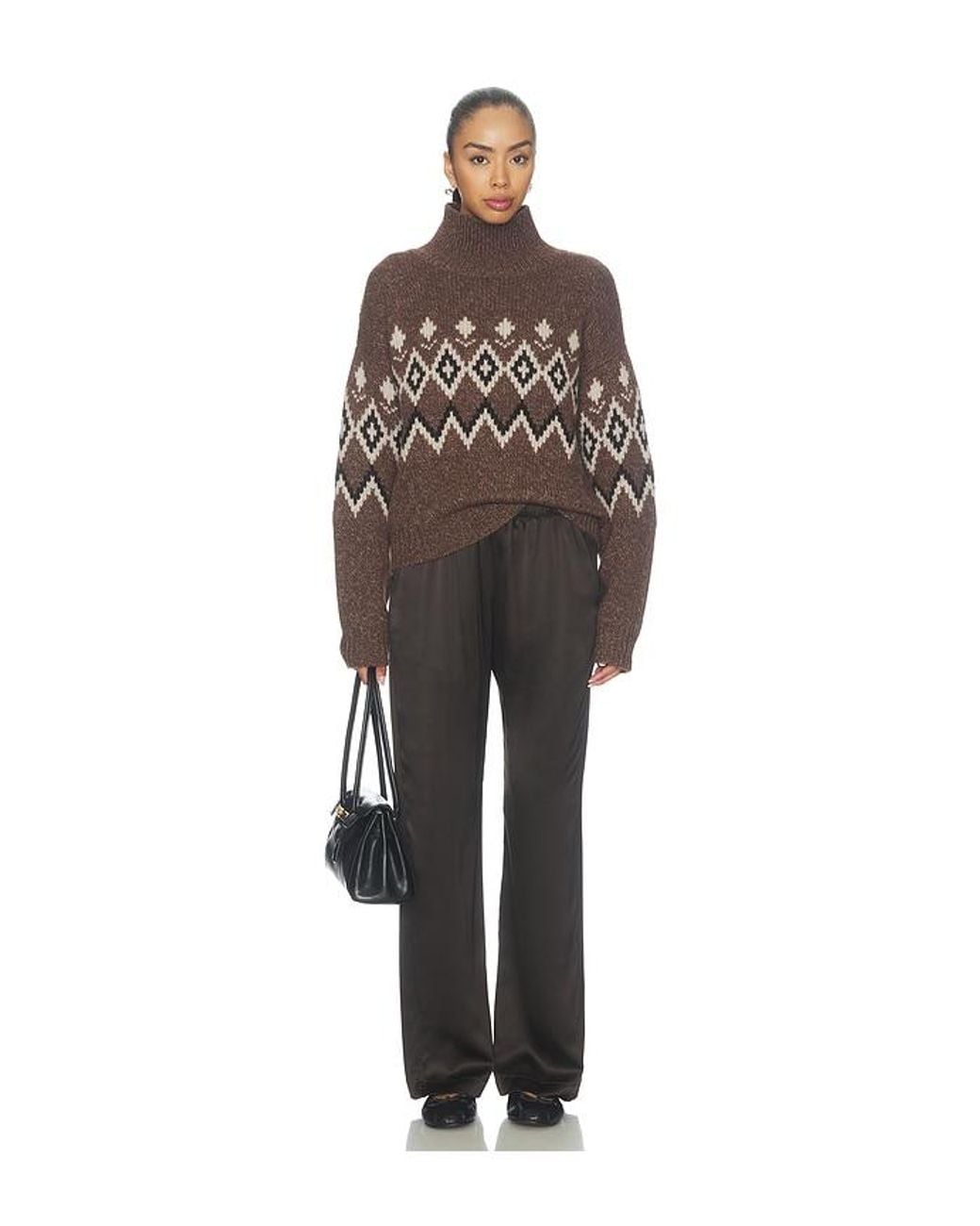 Lisa Yang Brown Gudrun Sweater