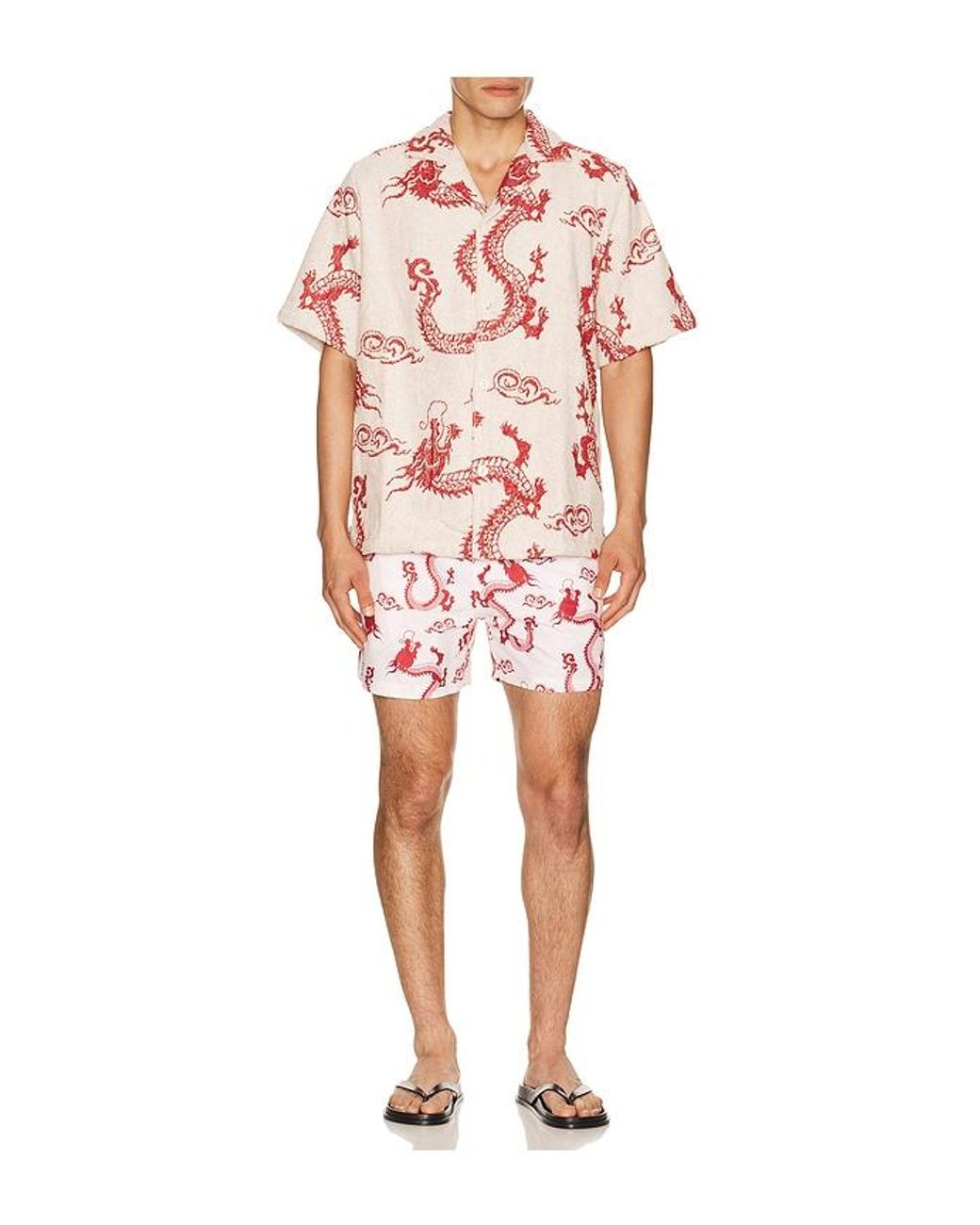 Oas Pink Nimbus Cuba Shirt for men