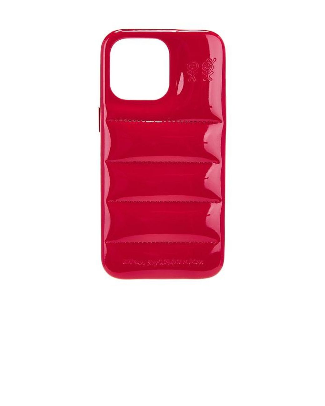 Urban Sophistication Iphone 15 Pro Max Glazed Puffer Case in Red 