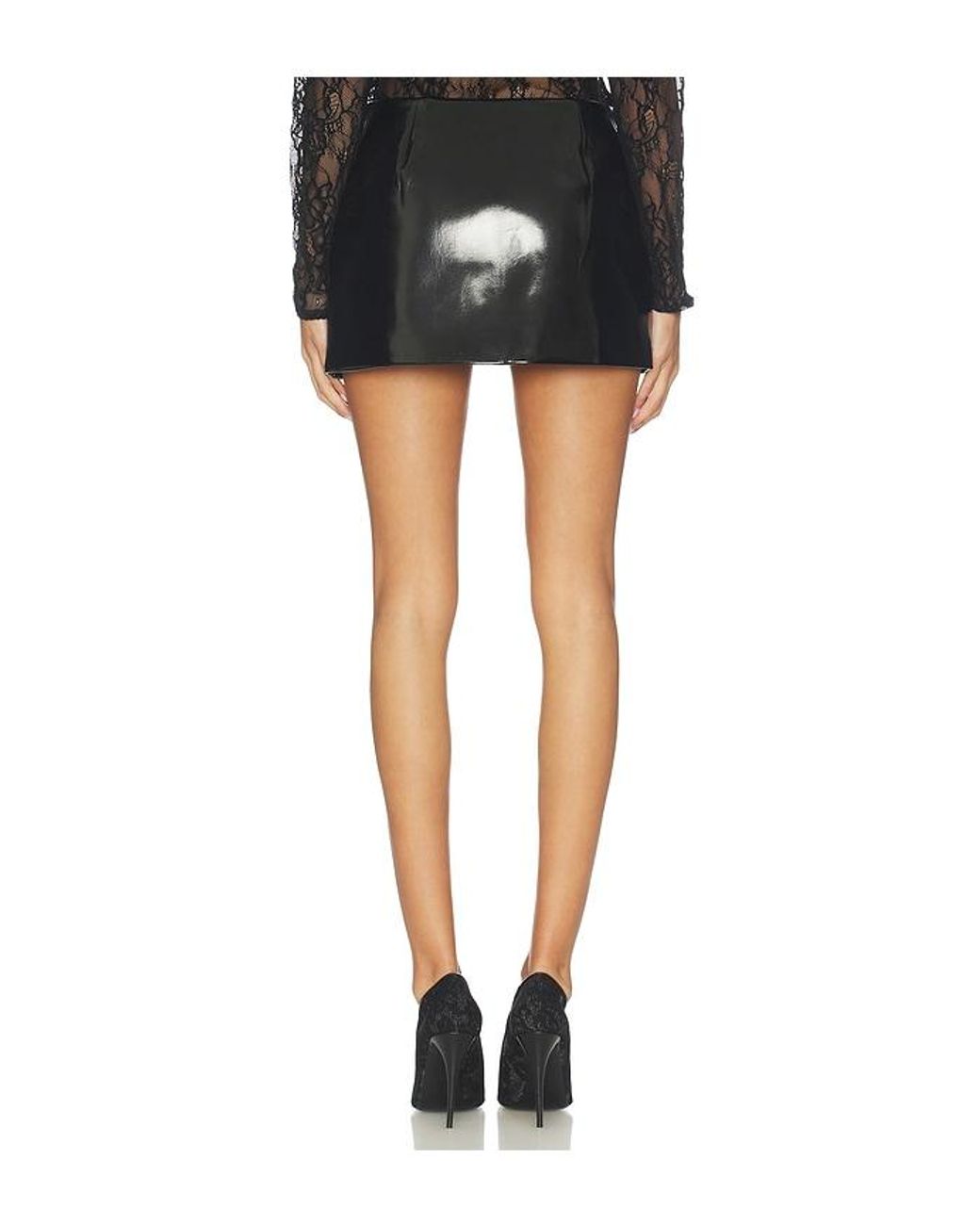 Lovers + Friends Black Demi Mini Skirt