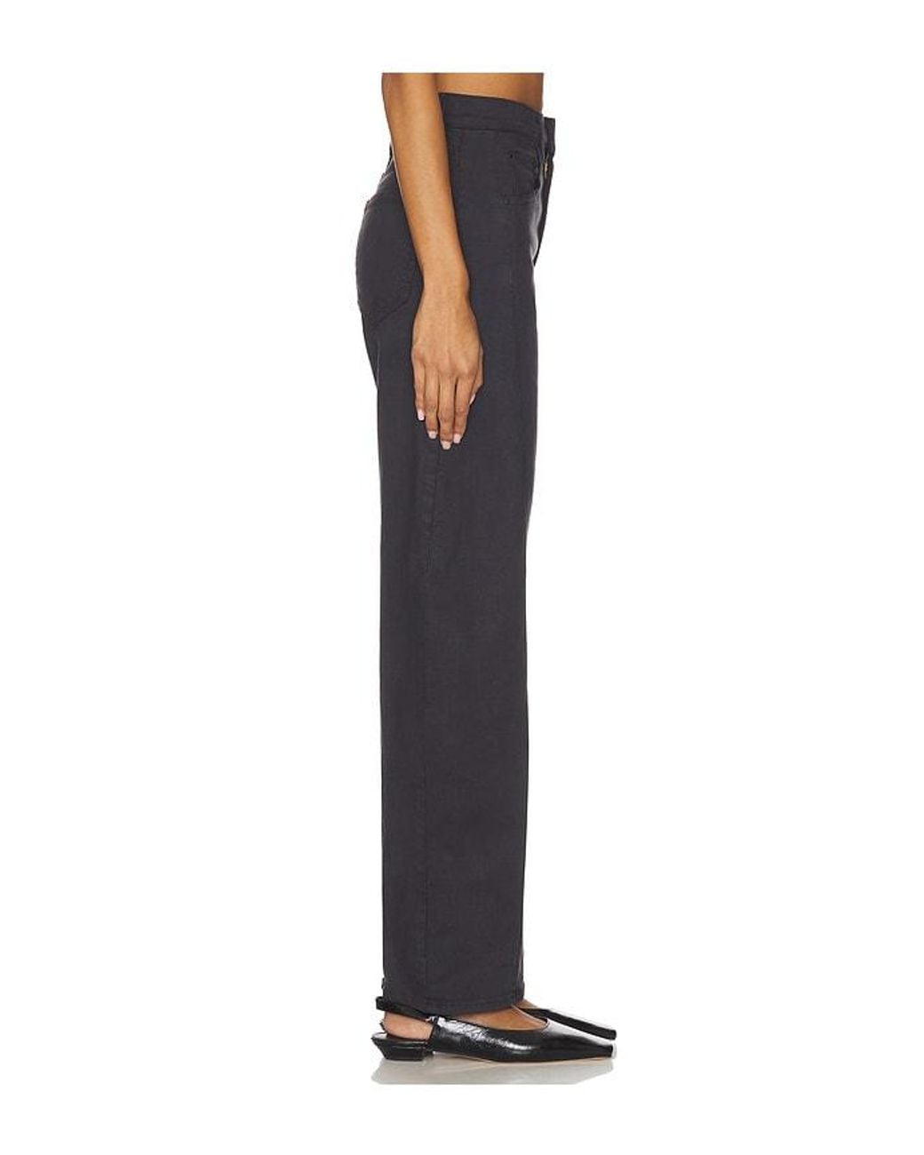 Mother Blue The Half Pipe Flood Jeans