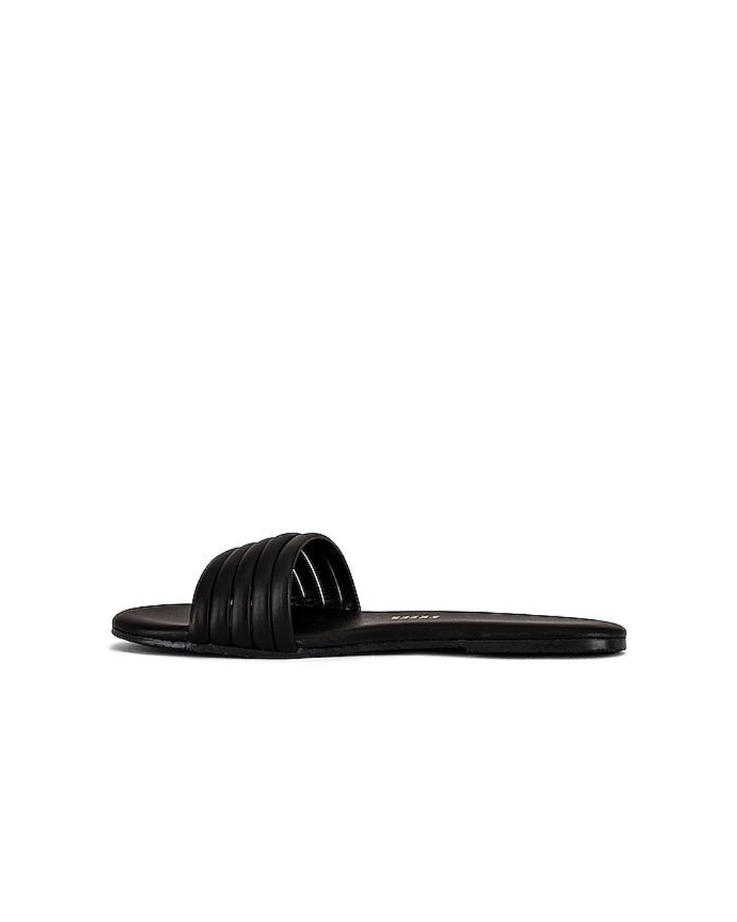 TKEES Black Serena Sandal