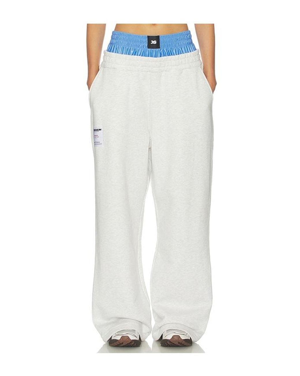 OFF SEASON White Layered Wide Pant