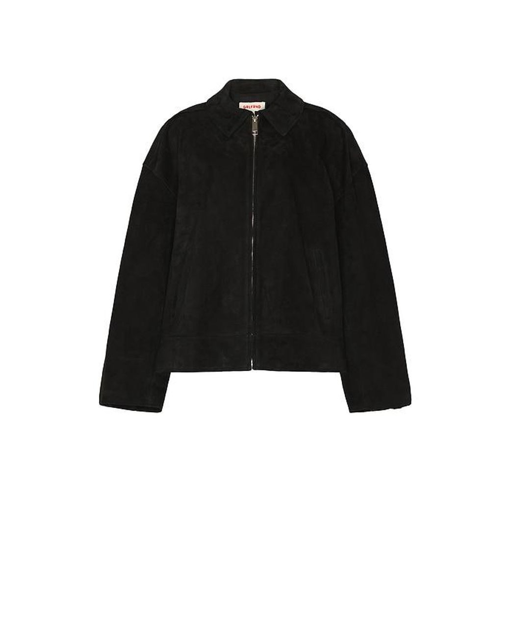 GRLFRND Blue Alek Suede Jacket