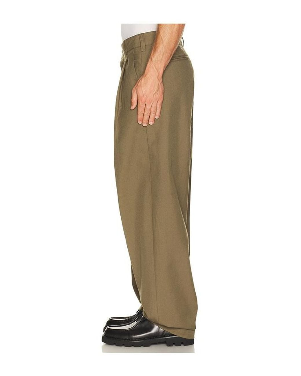 Obey Green Dean Pleated Pant for men