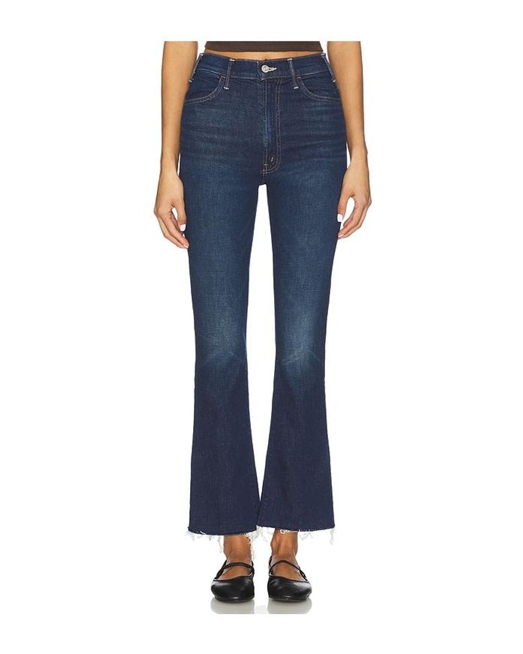 Mother Blue The Hustler Flood Jeans