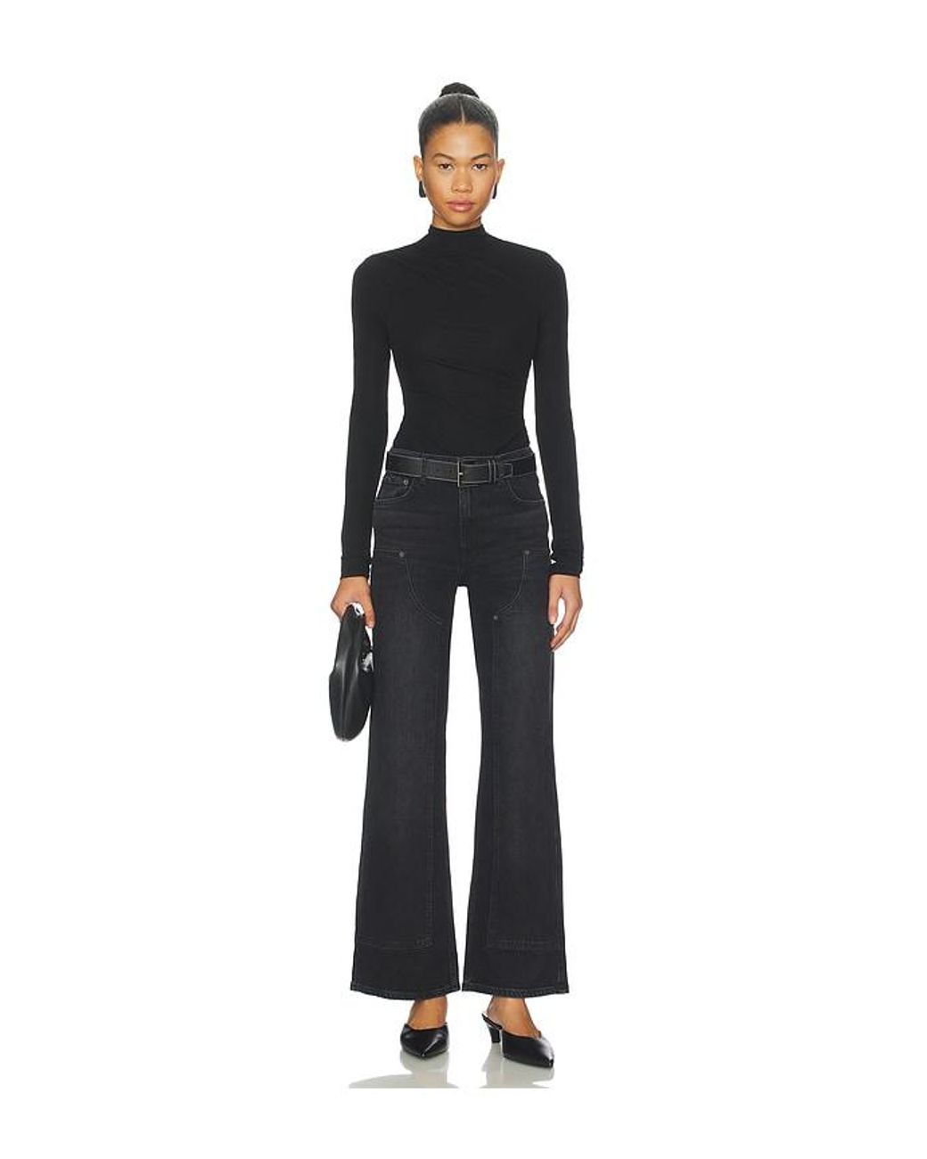 Rails Black Getty Workwear Pant