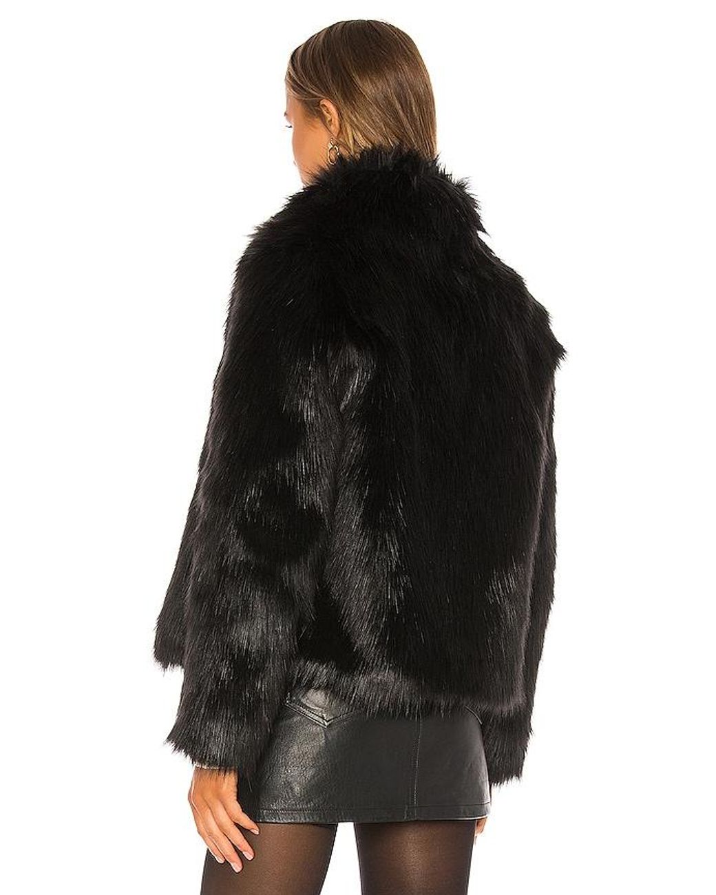 Unreal Fur Black Unreal Faux Fur Delish Jacket