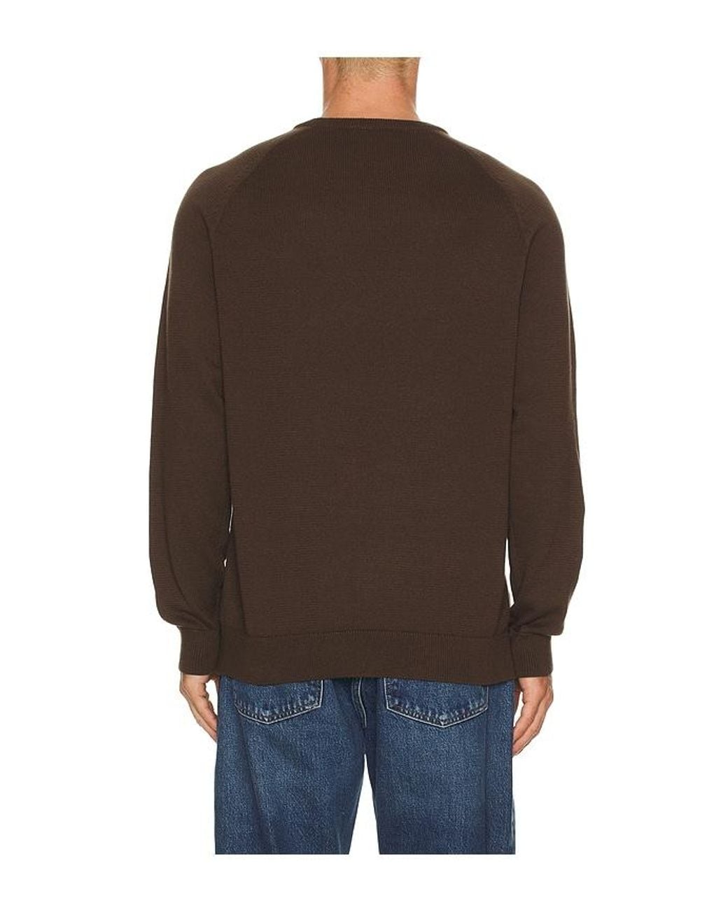 Rhone Brown Dubliner Crewneck Sweater for men