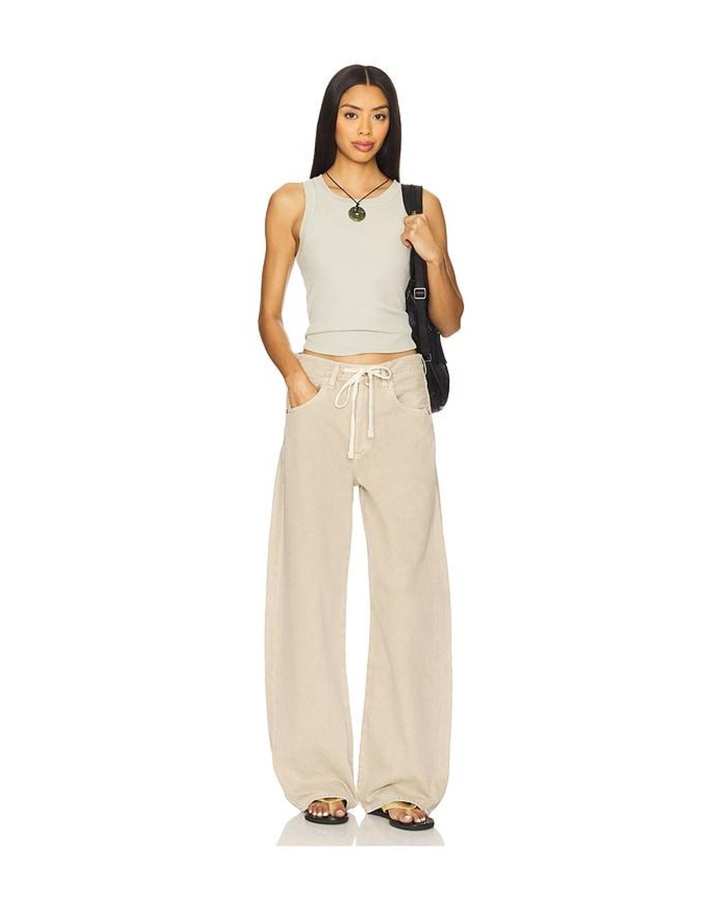 Citizens of Humanity Natural Brynn Drawstring Trouser Jeans