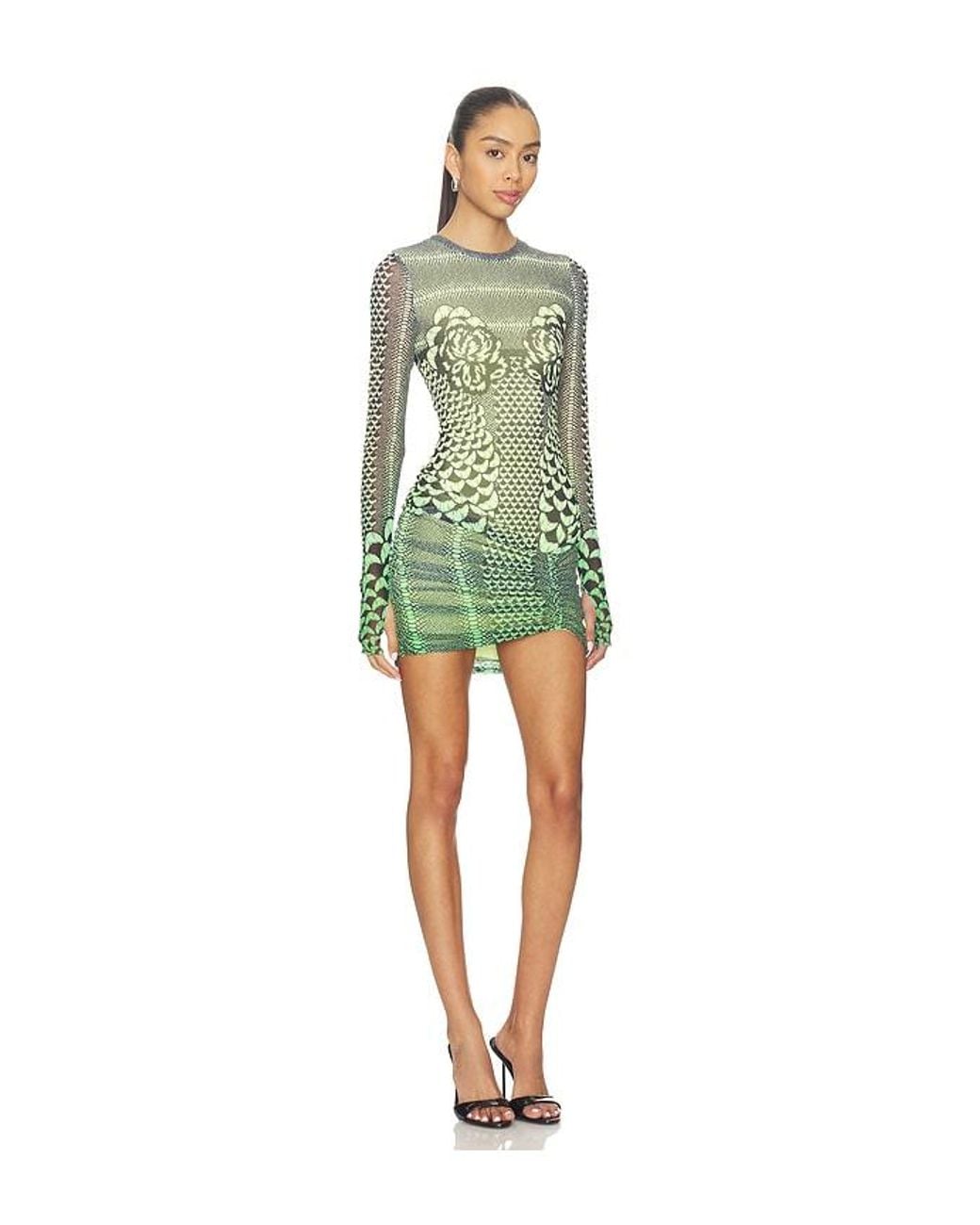 AFRM Green Mirza Dress