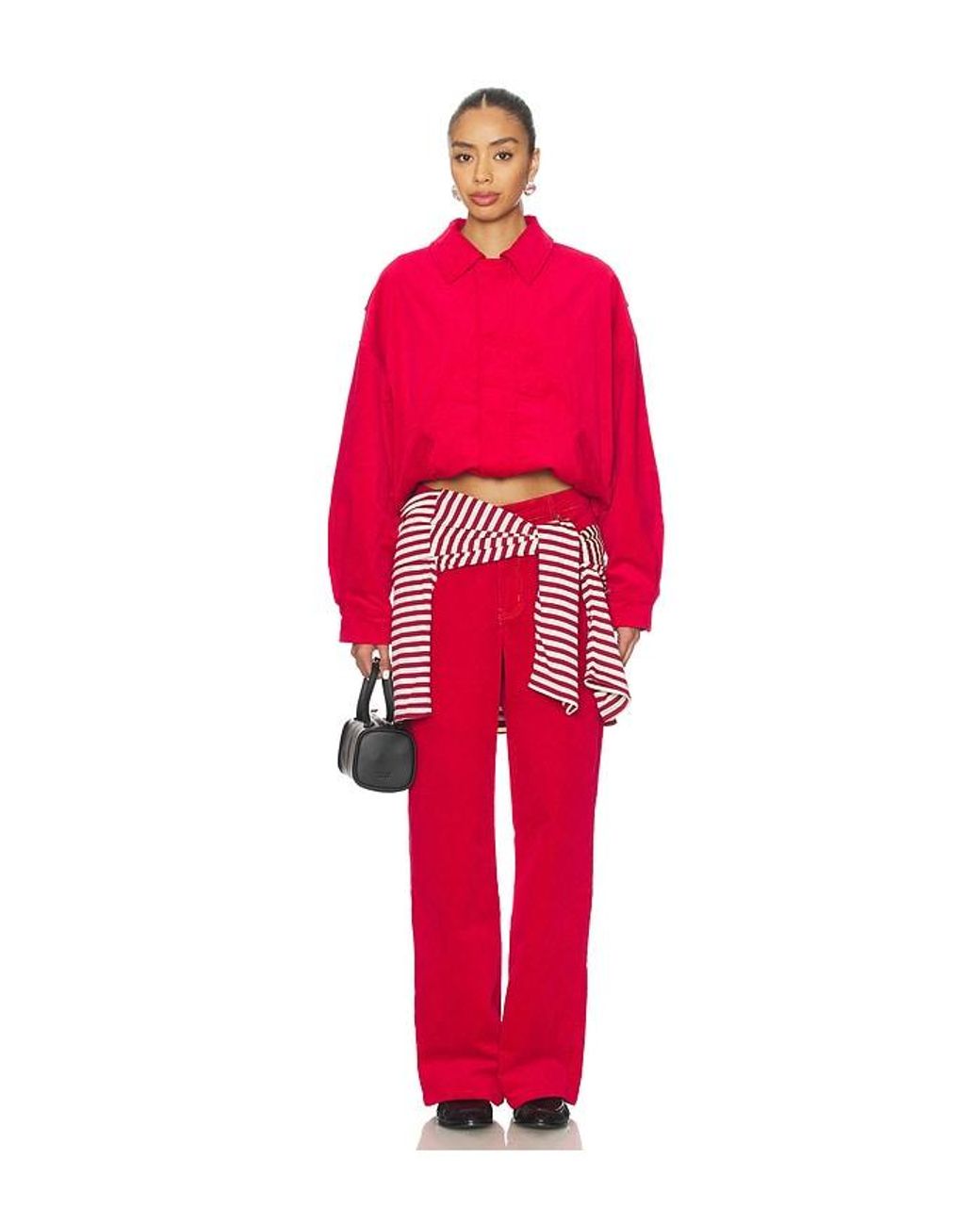 Lioness Red Kenny Bomber Jacket