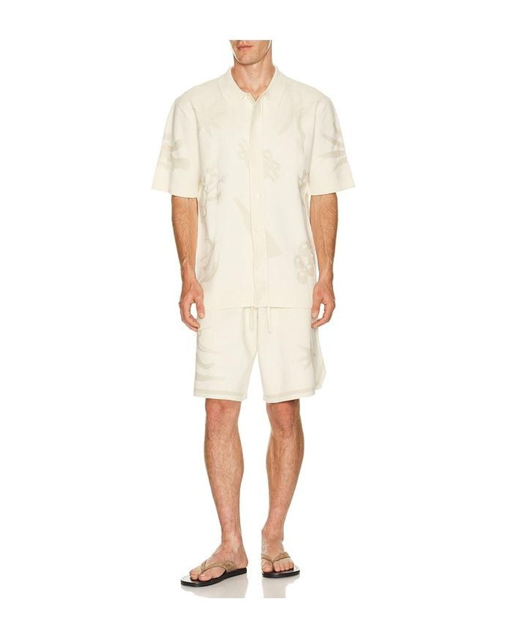 Filling Pieces Natural Breaking Bread Knit Short for men