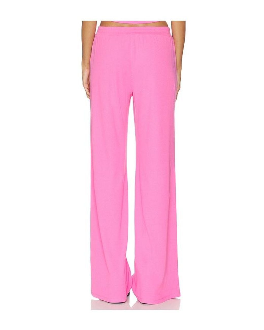 LNA Pink Base Rib Pant