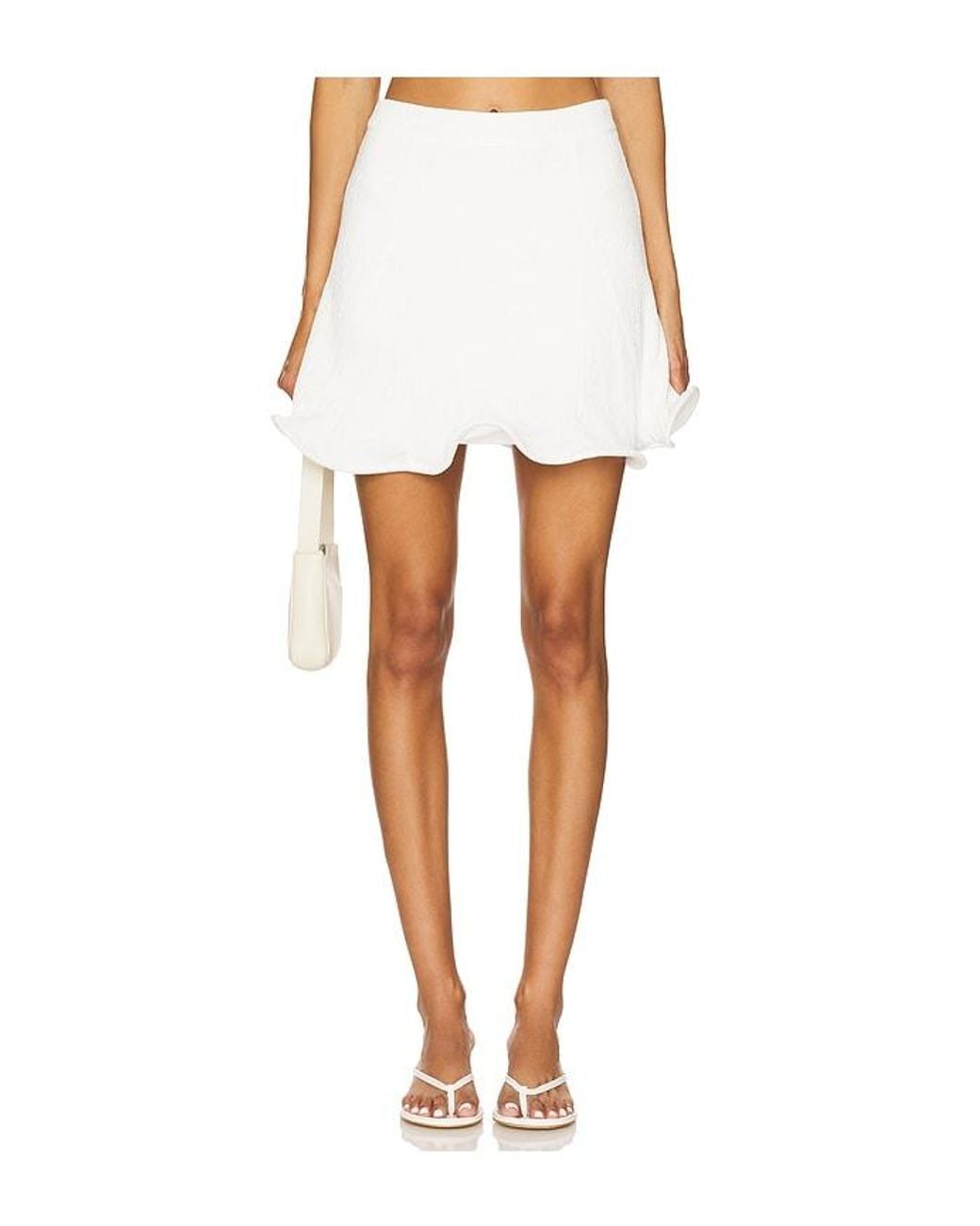 Line & Dot White Celesta Skirt