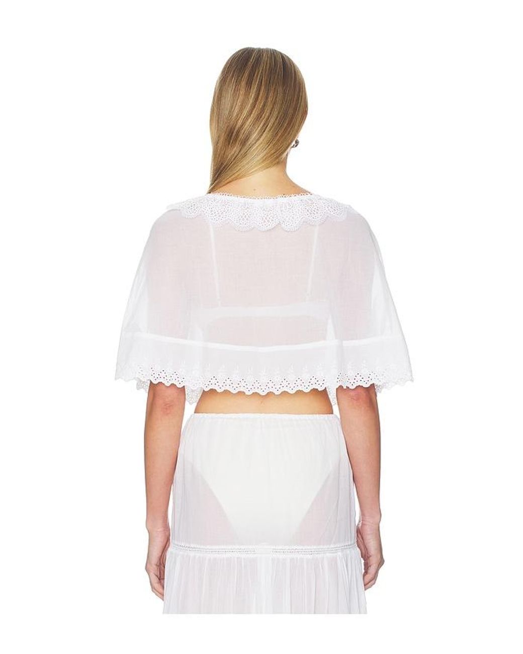 Tularosa White Topaz Cape Top