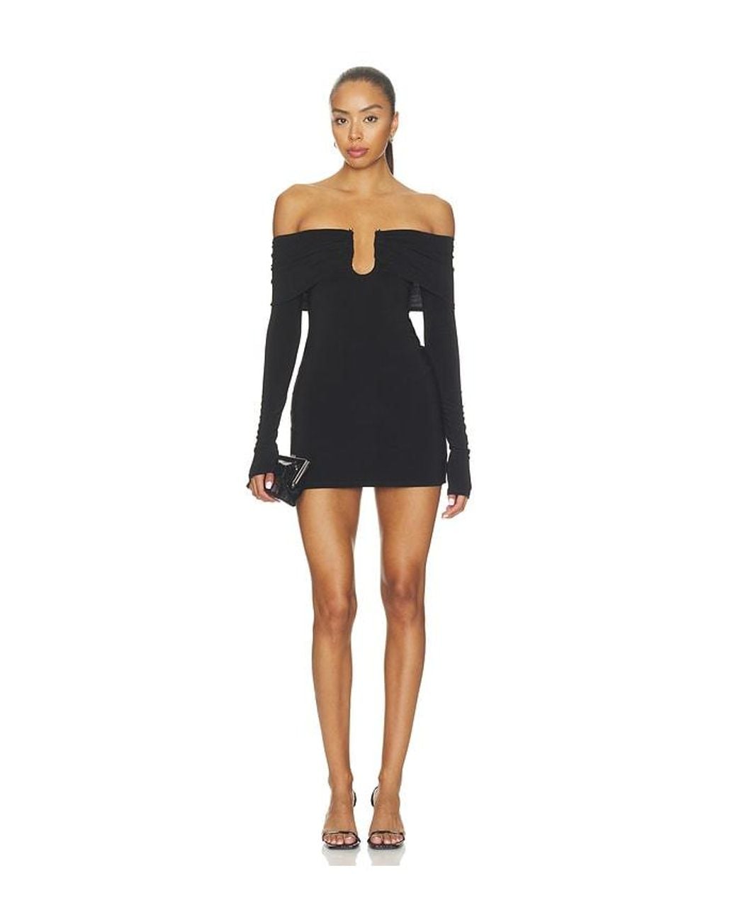 Lovers + Friends Black Averie Mini Dress