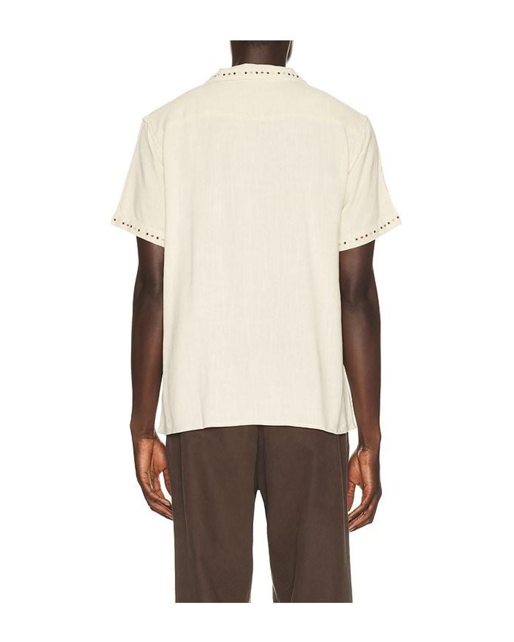 Rhythm Natural Rollie Shirt for men