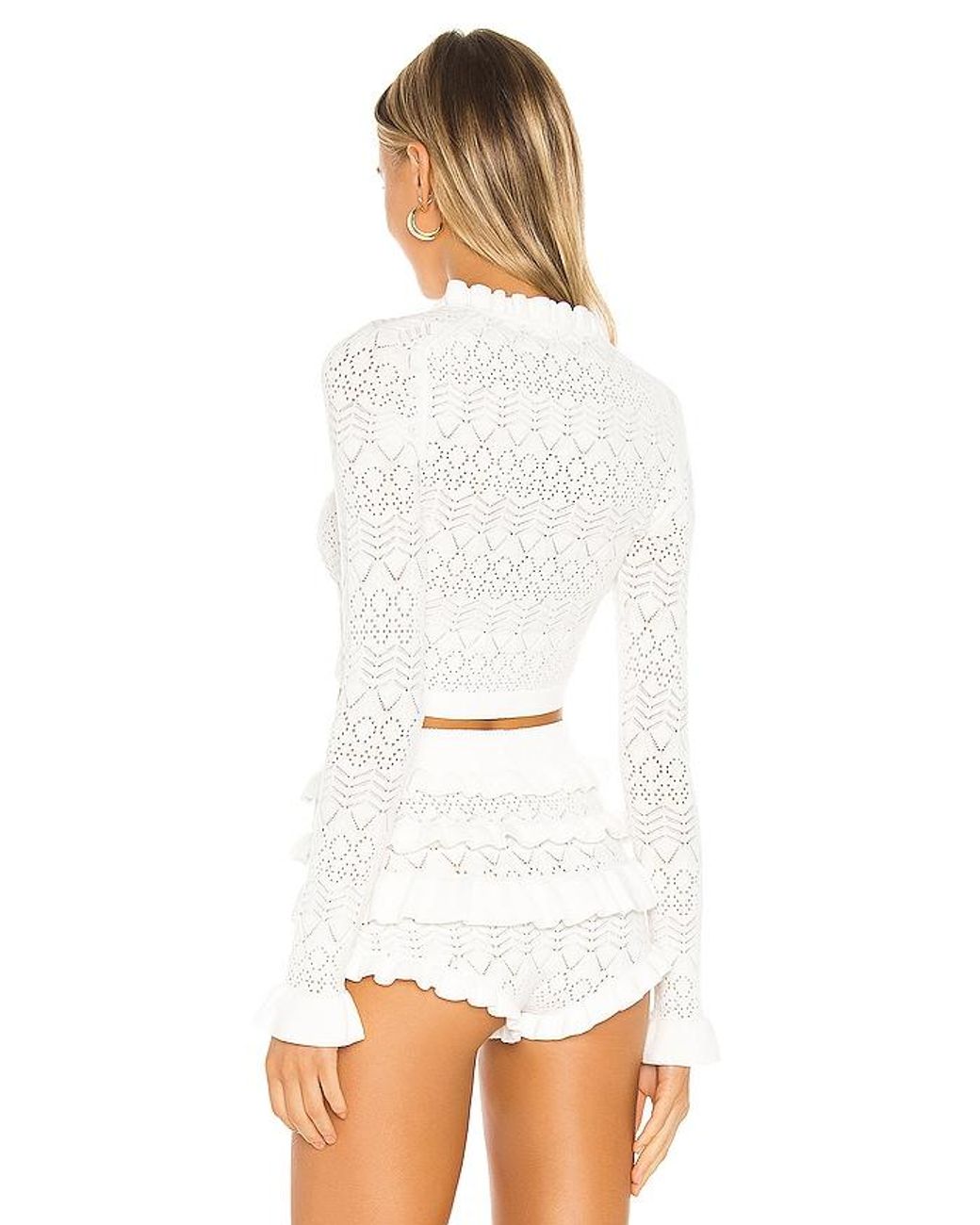 Tularosa White Lana Sweater