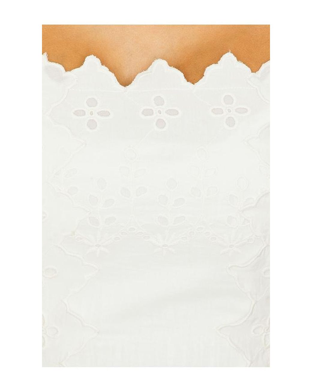 Tularosa White Ava Midi Dress