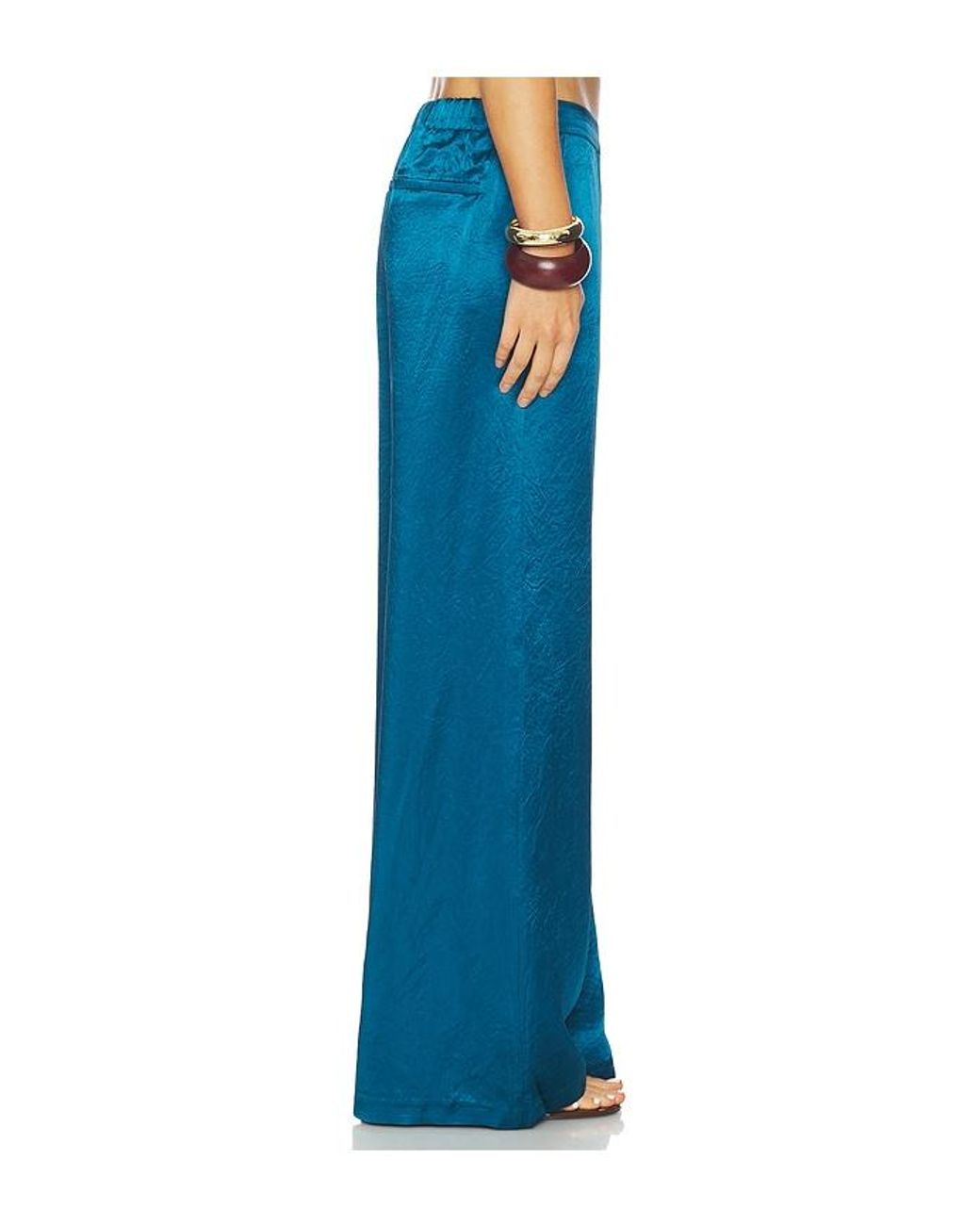 Amanda Uprichard Blue Kordell Pants