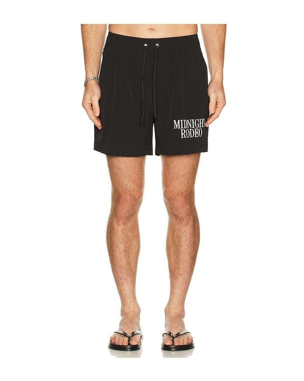 MIDNIGHT RODEO Black Mr Swim Short for men