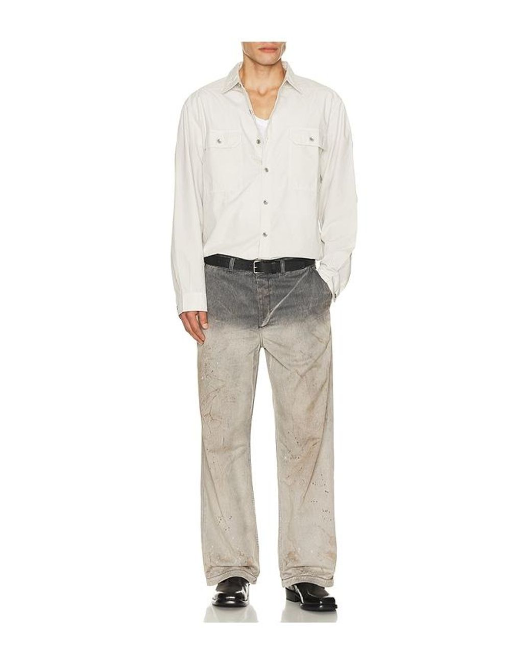 Our Legacy Gray Rig Chino Pant for men