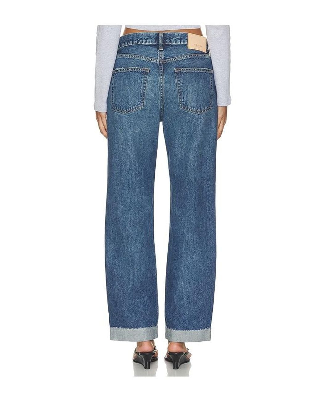 Moussy Blue Kent Straight Leg Jeans